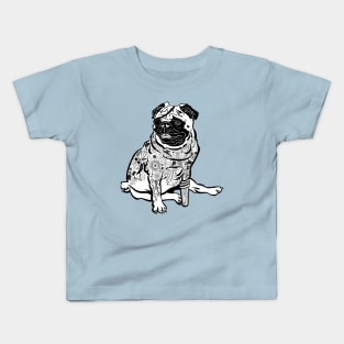 Salty the Pug Kids T-Shirt